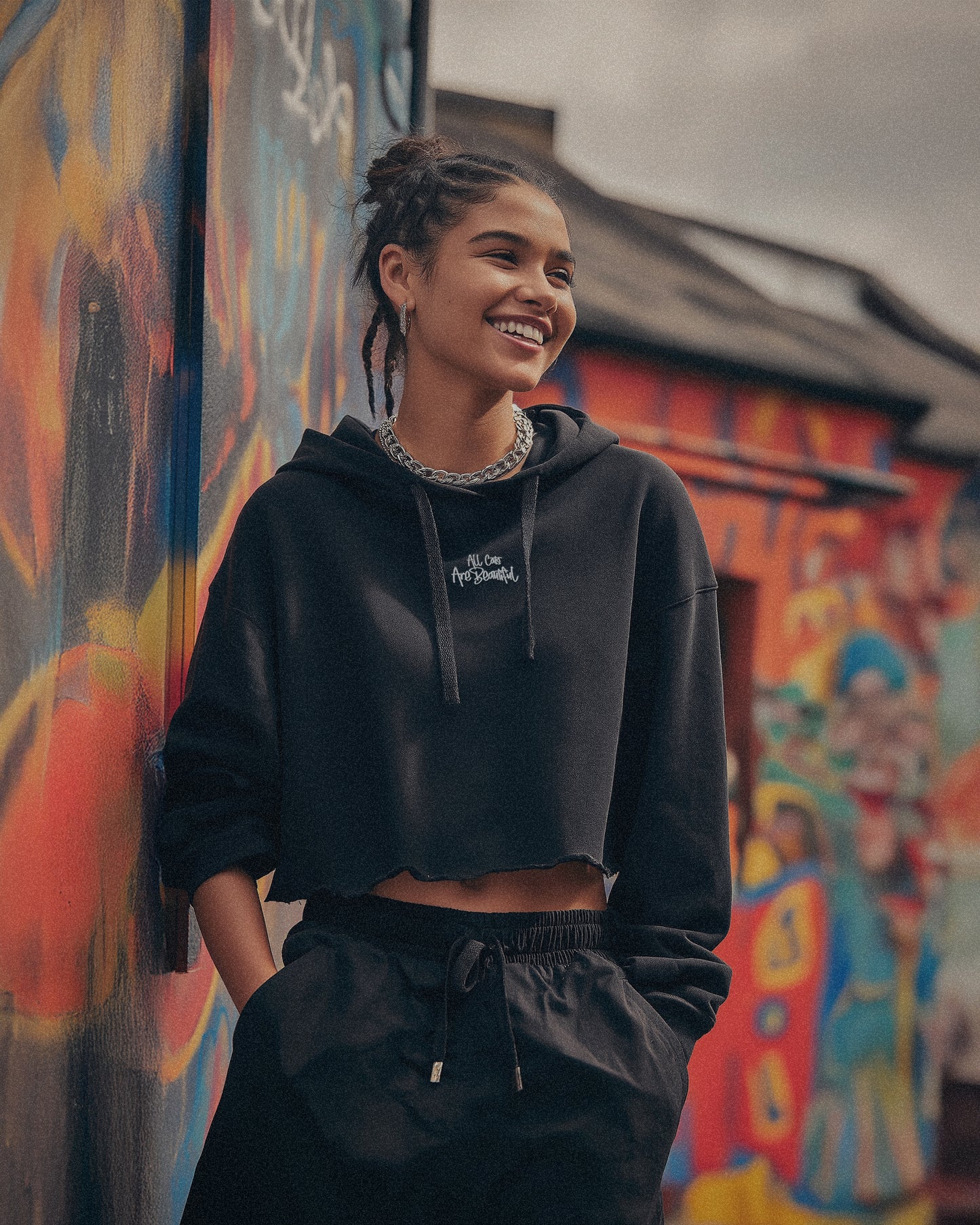 Crop-Hoodie