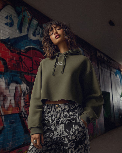 Crop-Hoodie